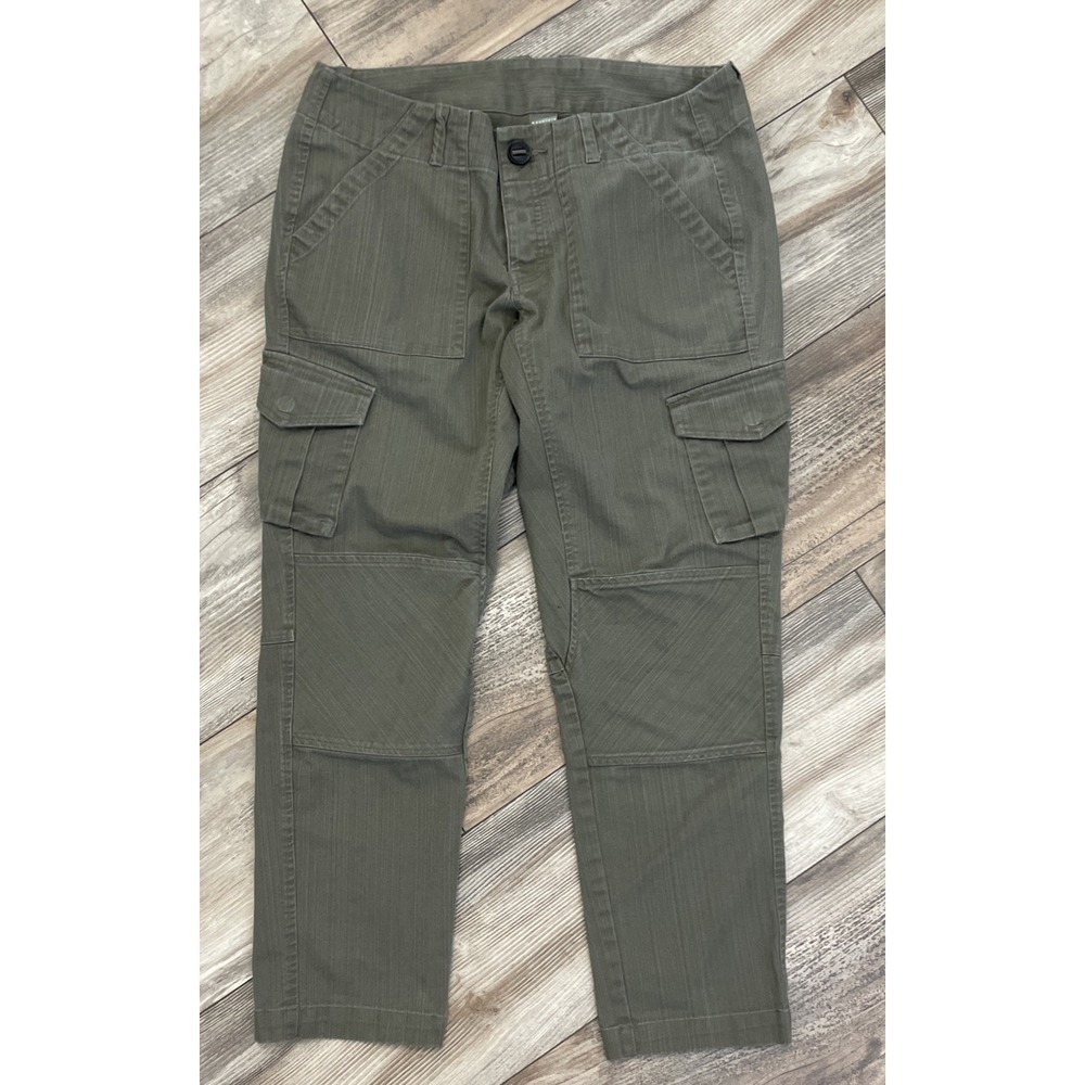 Mountain Hard Wear Cargo Pants Womens Sz 6‎ Green Gray